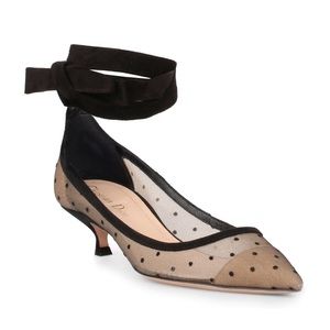 Dior Nude & Black Lovely-D Ankle Wrap Pump